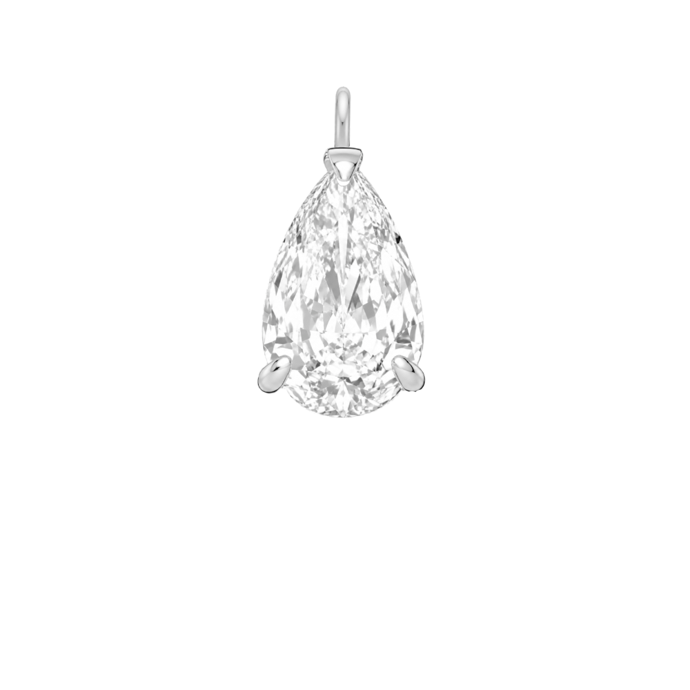 Étui Charms Necklace - The Tear Drop Diamond Charm