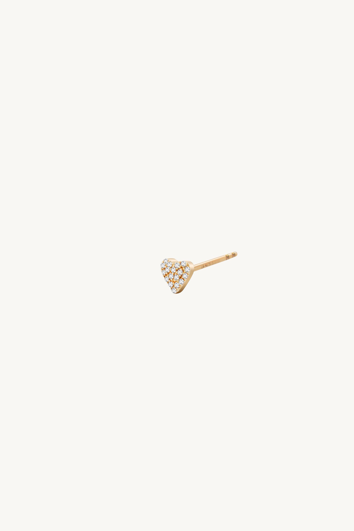 The Diamond Heart Stud