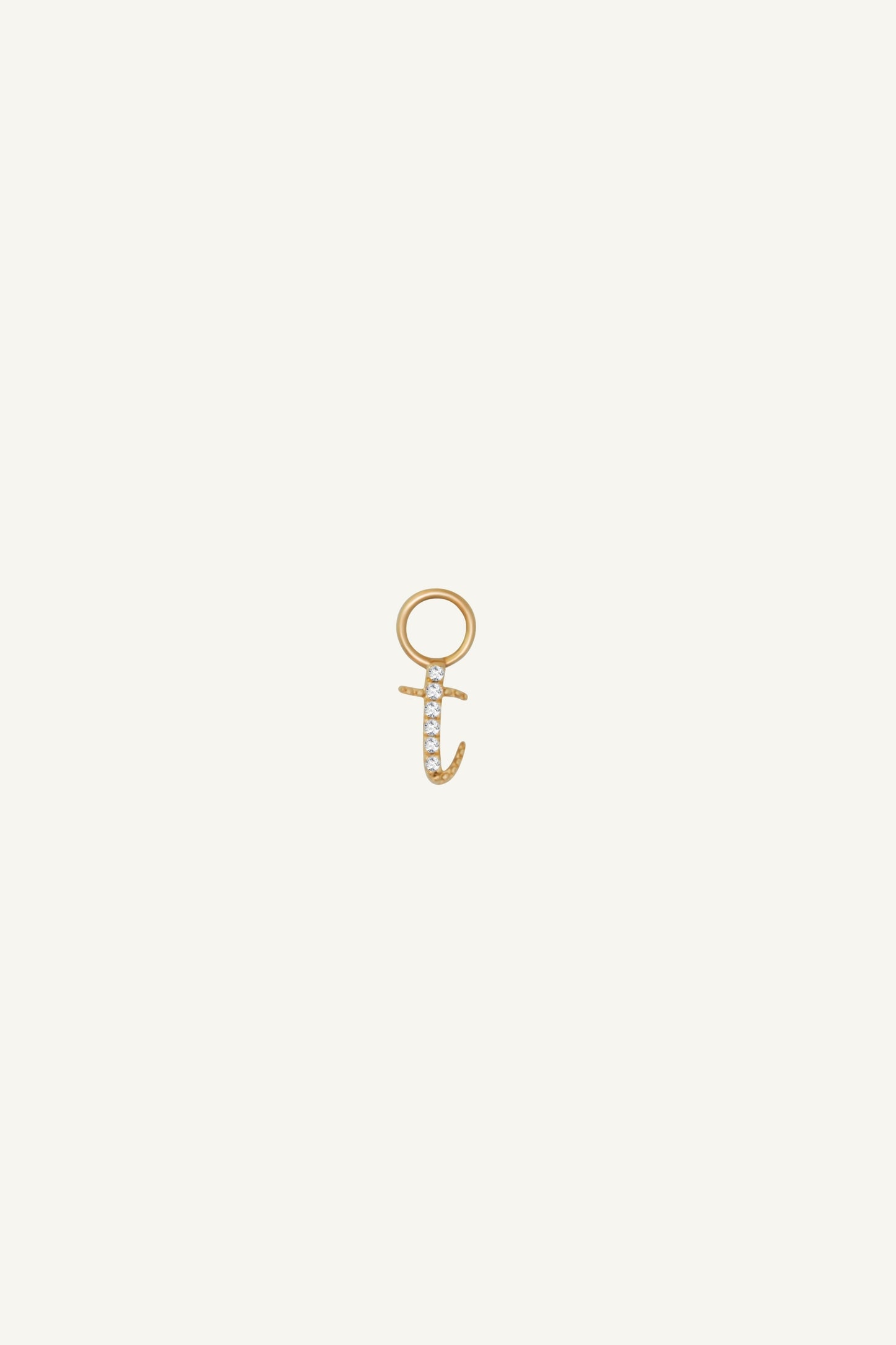 Étui Charm Huggie - The Avery Diamond Initial Charm