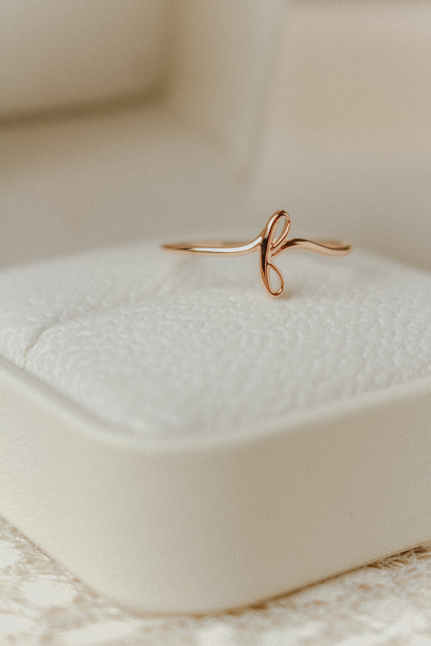 Avery Gold Initial Ring
