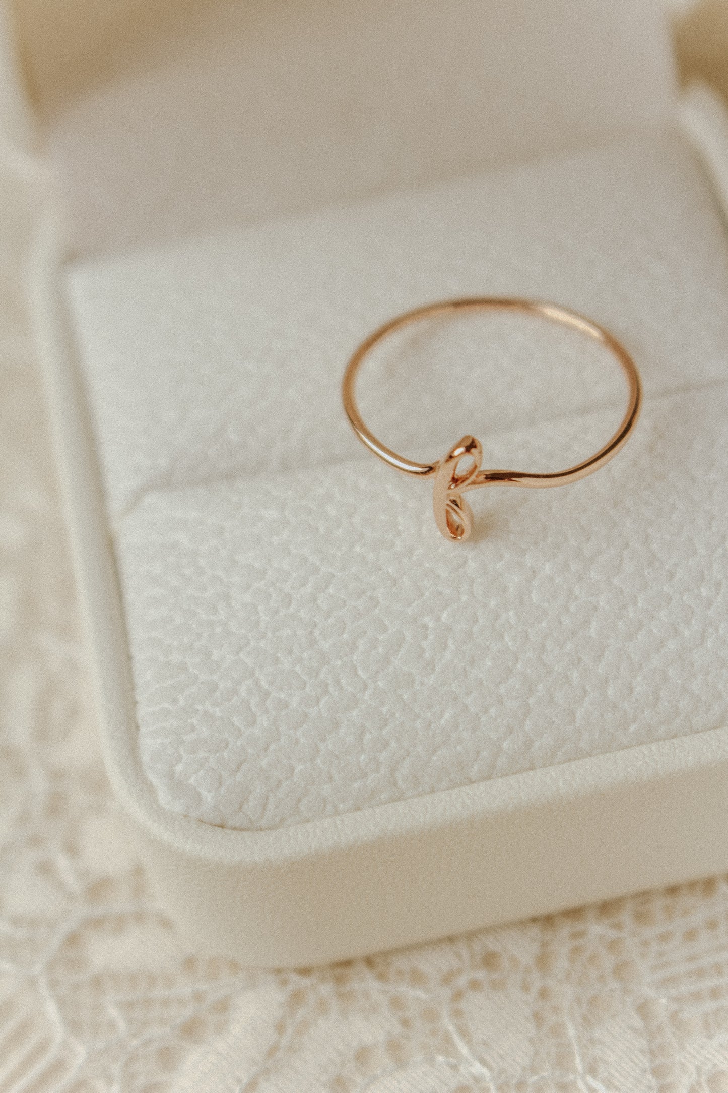 Avery Gold Initial Ring
