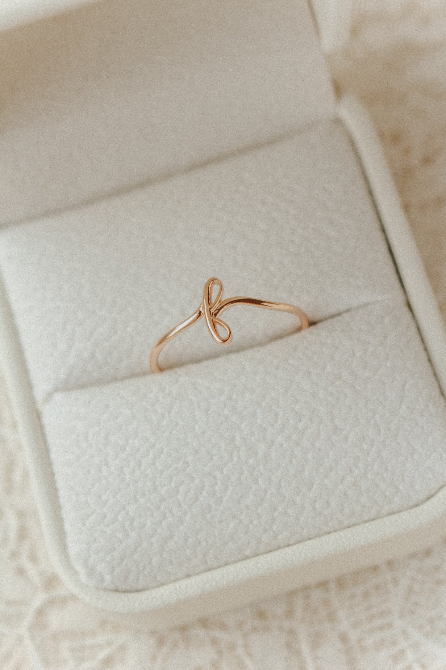 Avery Gold Initial Ring