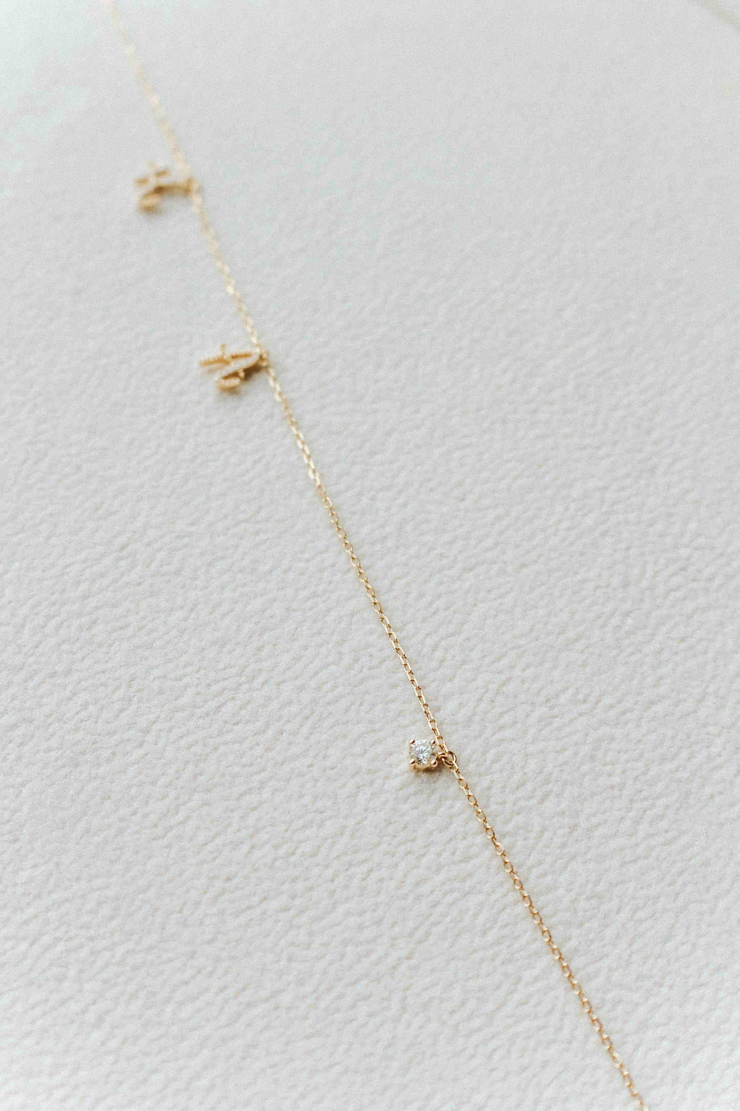 Étui Charms Necklace - The Four Prong Diamond Charm