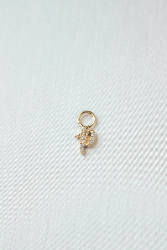 Étui Charm Huggie - The Audrey Diamond Initial Charm