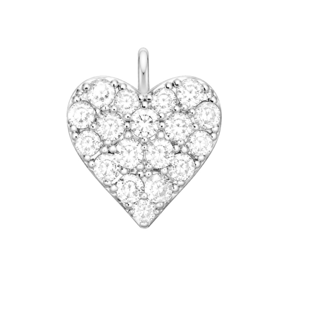 Étui Charms Necklace - The Diamond Heart Charm
