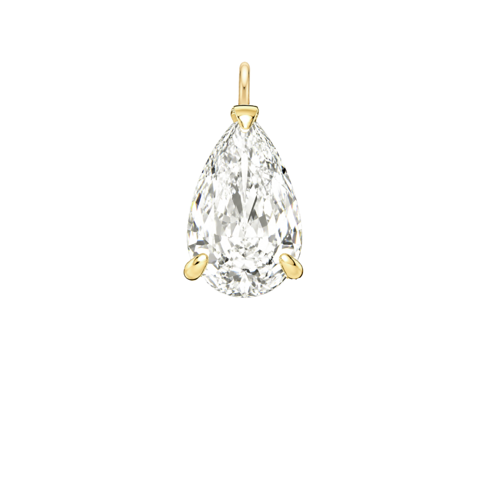 Étui Charms Necklace - The Tear Drop Diamond Charm
