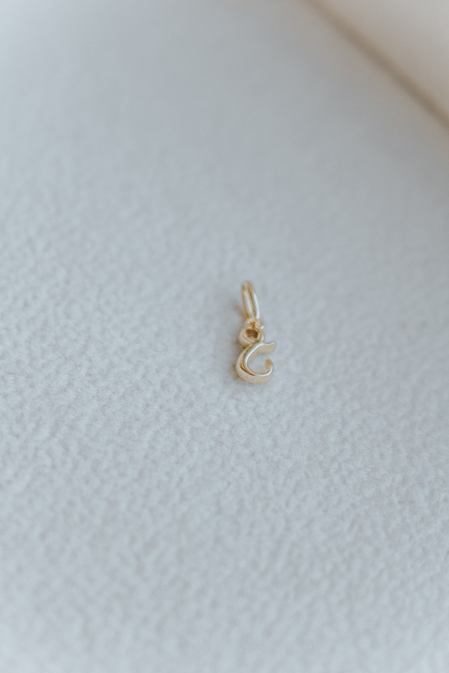 Audrey Diamond Initial Pendant (Small)