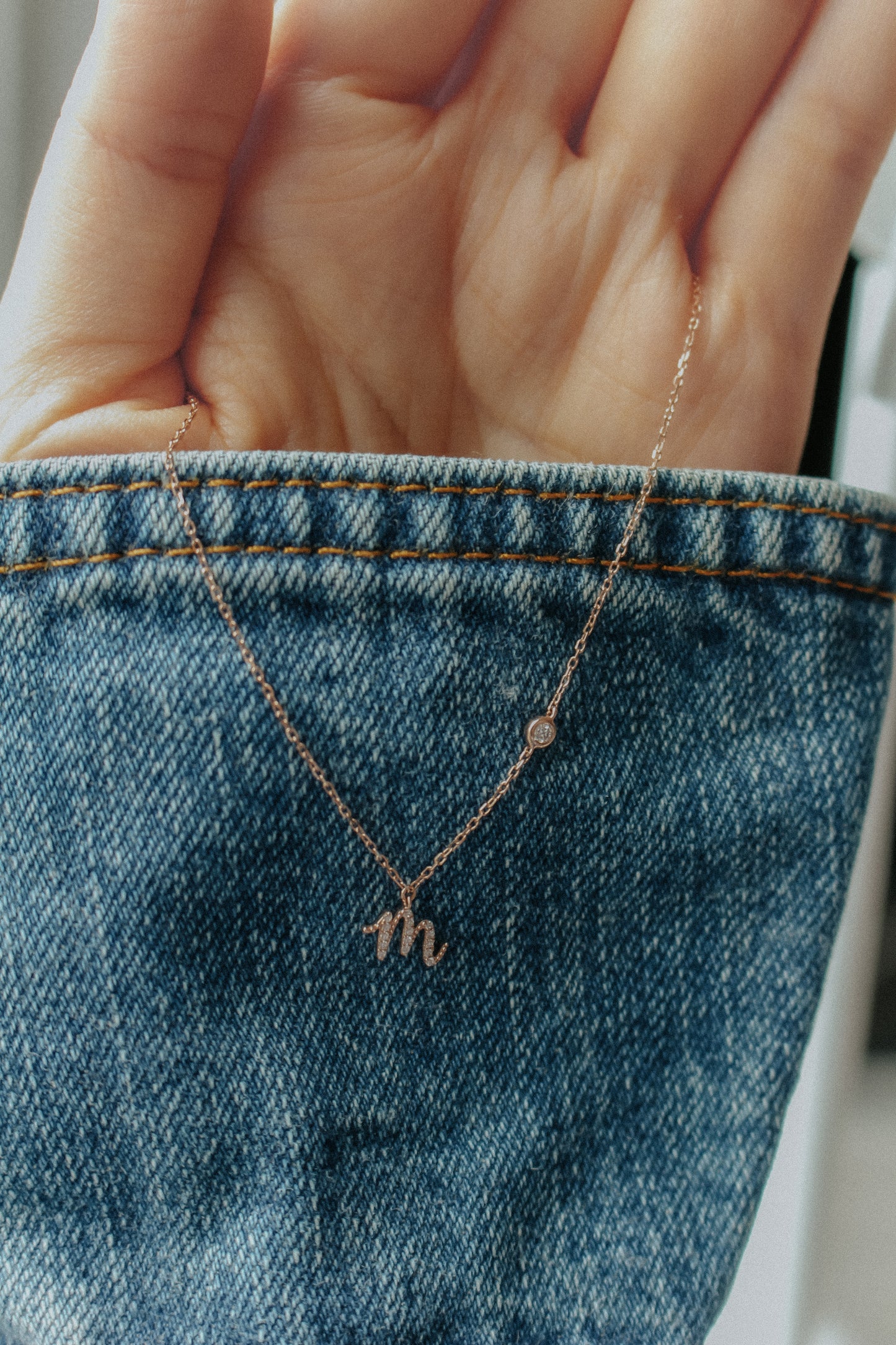 Étui Charms Necklace - The Bubble Diamond Charm