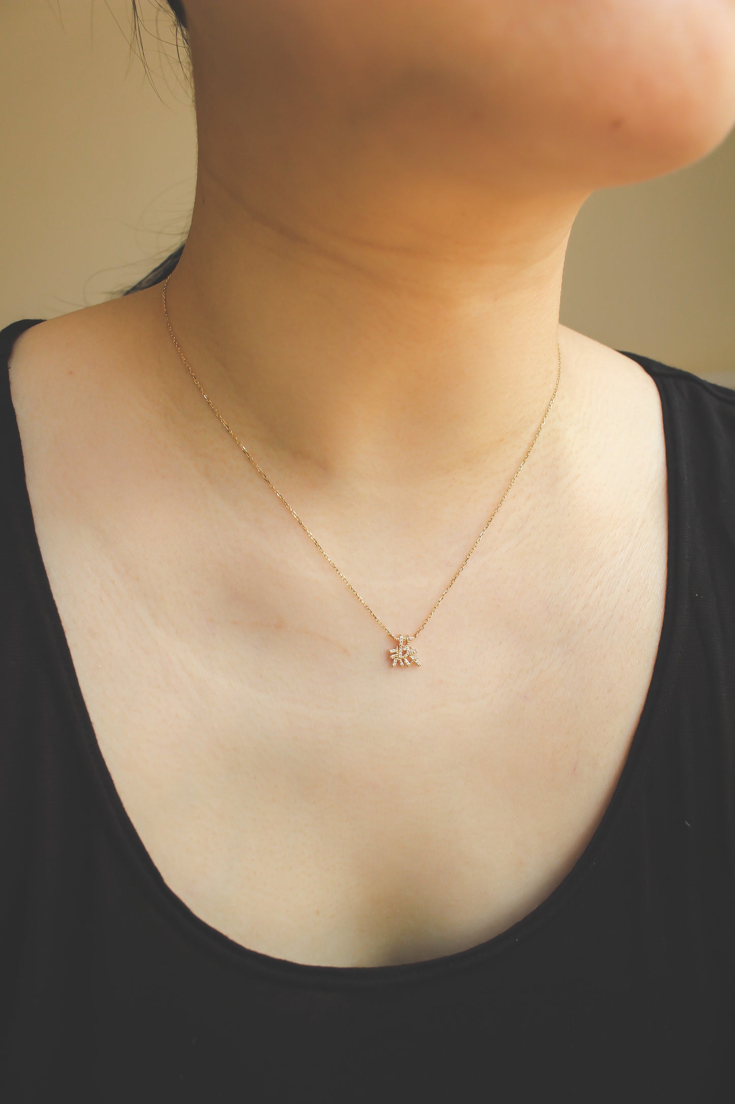 The Diamond Mini 字 Necklace