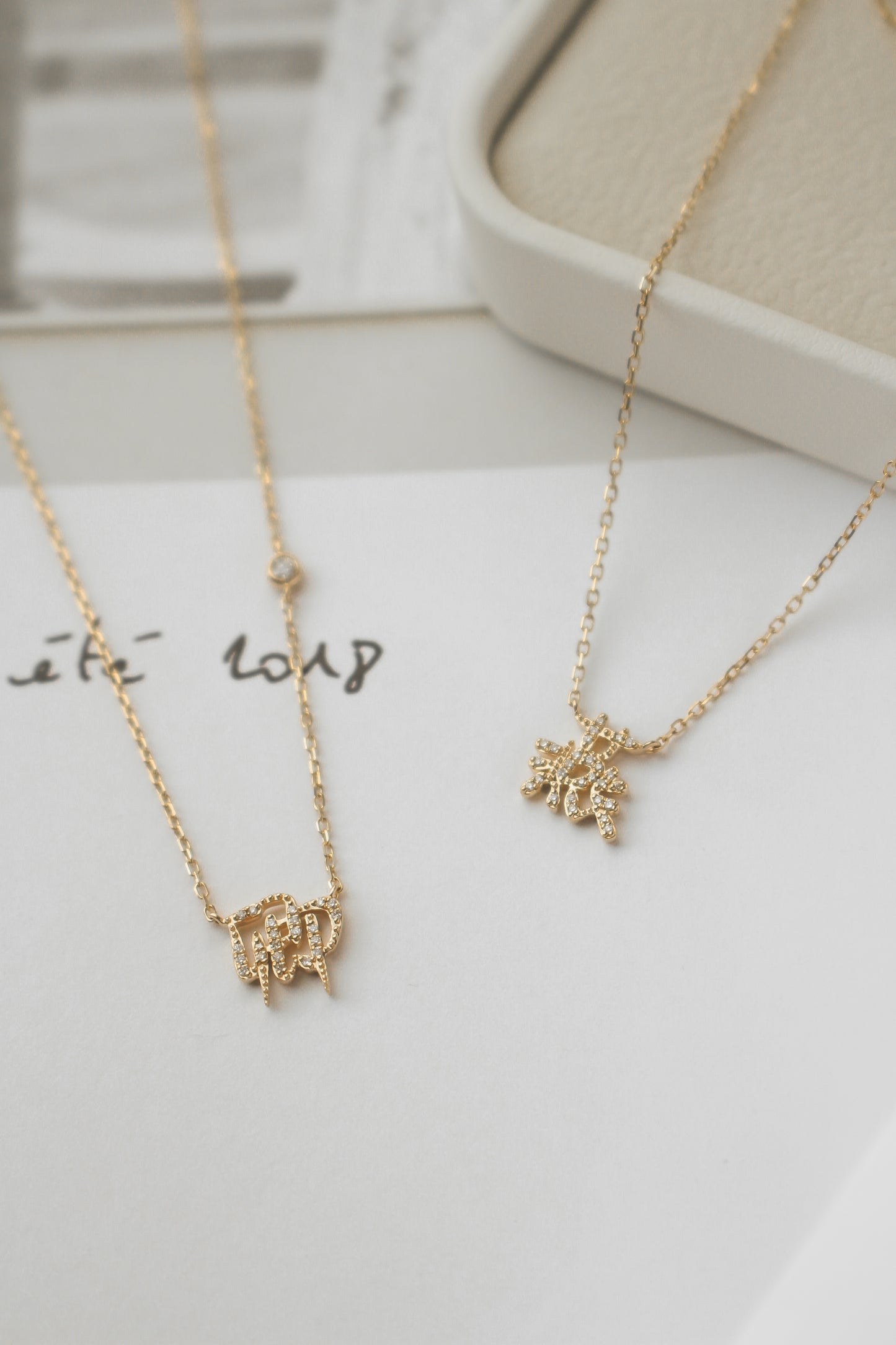 The Diamond Mini 字 Necklace
