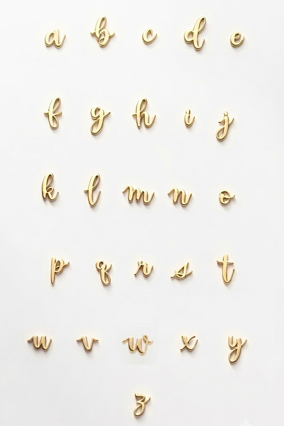 Avery钻石小写字母手链