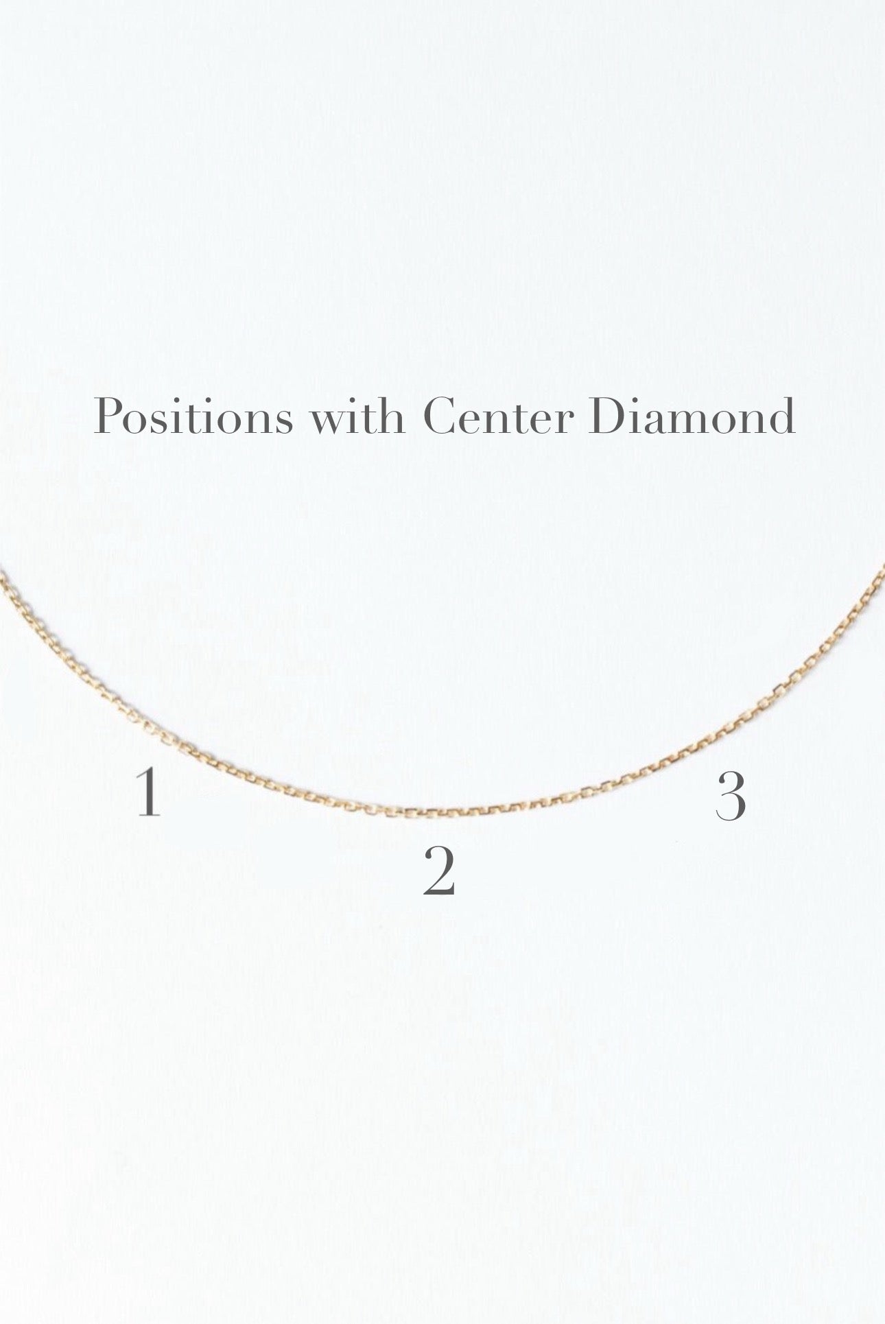 Twogether Diamond Mini 字 Necklace