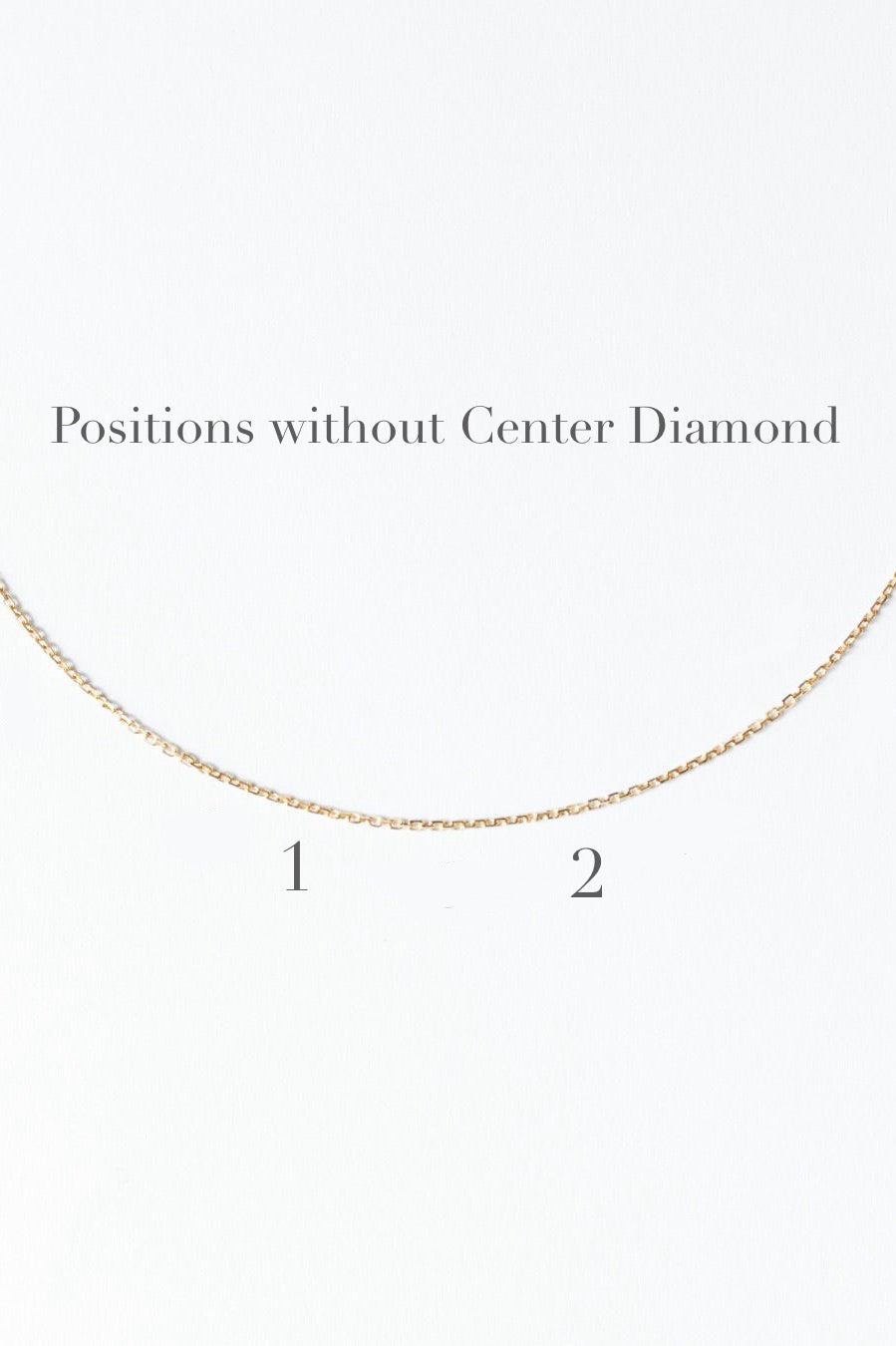Twogether Diamond Mini 字 Necklace