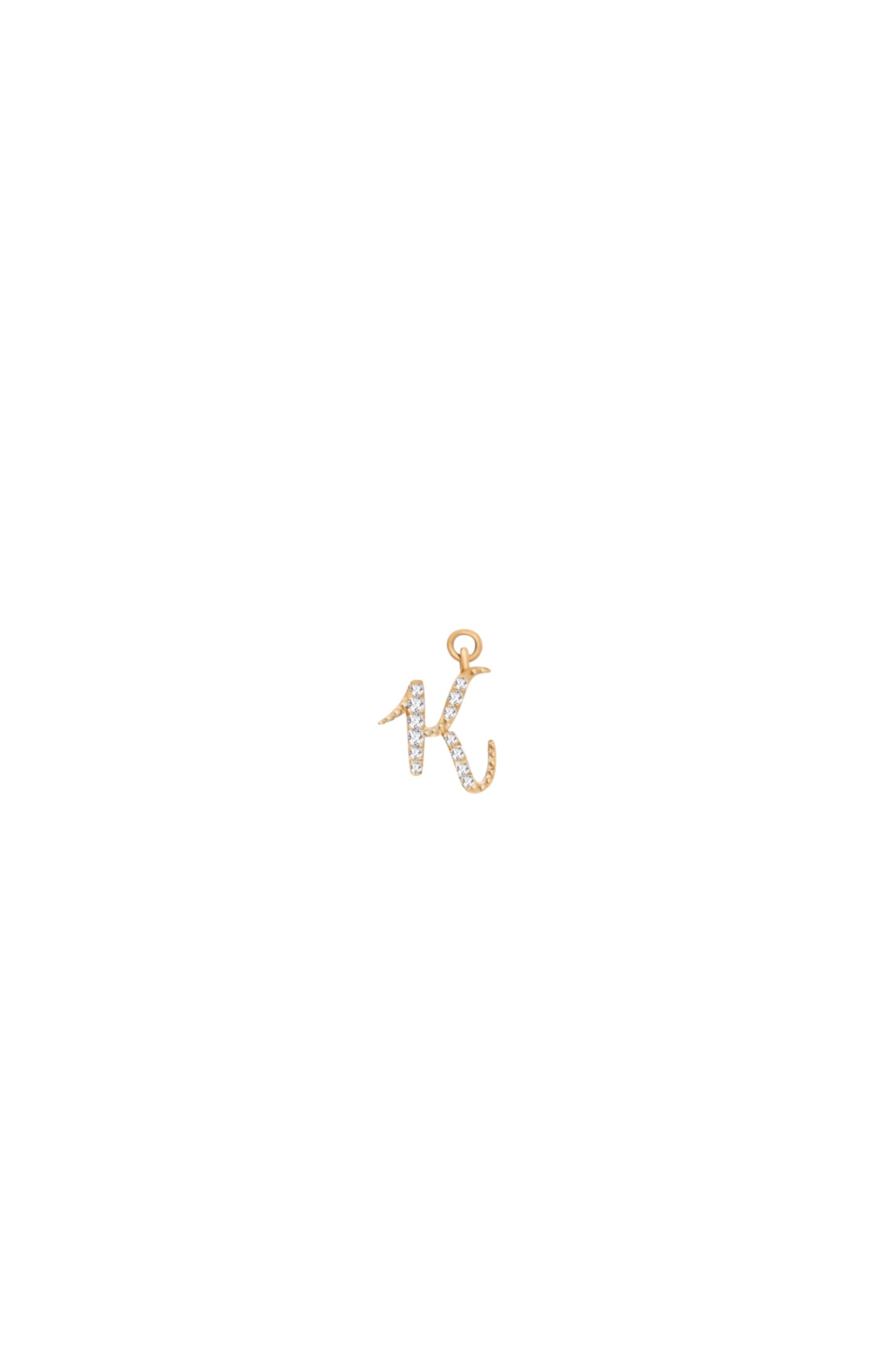Étui Charms Necklace - The Audrey Diamond Initial Charm
