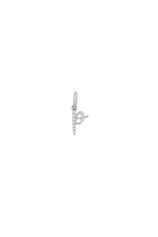 Avery Diamond Initial Pendant (Small)