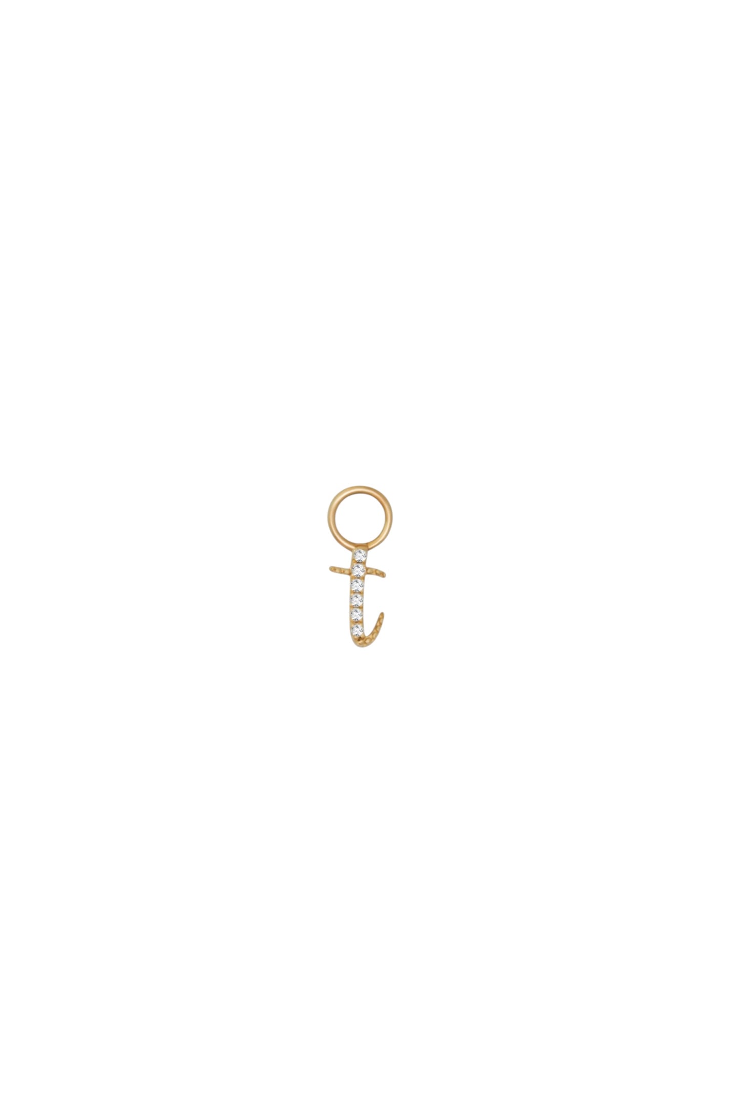 Étui Charm Huggie - The Avery Diamond Initial Charm