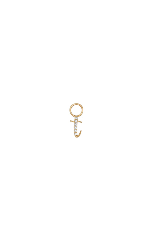 Étui Charm Huggie - The Avery Diamond Initial Charm