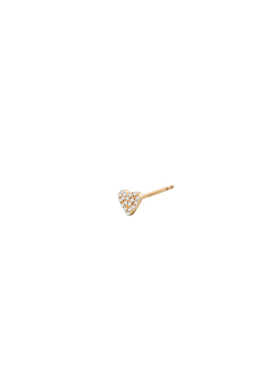 The Diamond Heart Stud